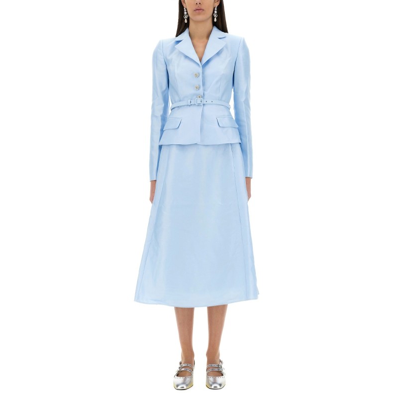 TAFFETA MIDI DRESS