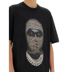 LEOPARD MASK PRINT T-SHIRT