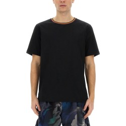 STRIPES LOGO COLLAR T-SHIRT