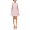 LACE DRESS WITH PUFF SLEEVES