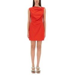 DRESS WITH DRAPE