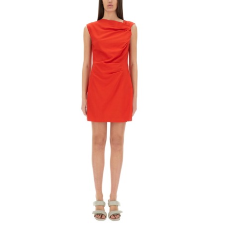 DRESS WITH DRAPE