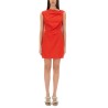 DRESS WITH DRAPE