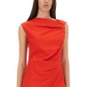 DRESS WITH DRAPE