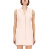 MINI DRESS WITH SPEAR LAPELS