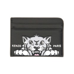 LEATHER CARD CASE "VARSITY"