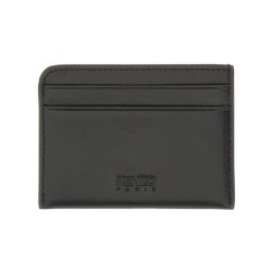 LEATHER CARD CASE "VARSITY"