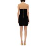 TWO-TONE DRESS WITH OPEN BACK