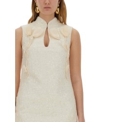 MINI DRESS WITH FLORAL PATTERN