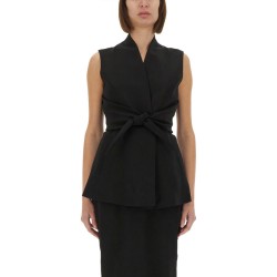STRUCTURED SLEEVELESS JACKET