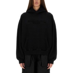 SWEATSHIRT WITH EMBOSSED LOGO