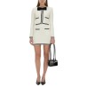 JACQUARD CARDIGAN WITH BOW