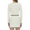 JACQUARD CARDIGAN WITH BOW