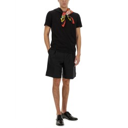 LINEN BERMUDA SHORTS