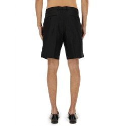 LINEN BERMUDA SHORTS