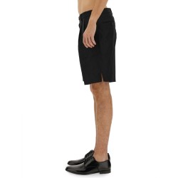 LINEN BERMUDA SHORTS
