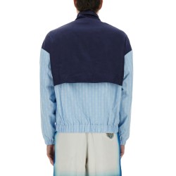 "PINSTRIPE LAUREL" TRACK JACKET