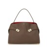 LEATHER "HUG" SHOULDER BAG