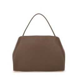 LEATHER "HUG" SHOULDER BAG