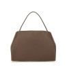 LEATHER "HUG" SHOULDER BAG