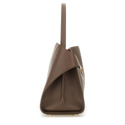LEATHER "HUG" SHOULDER BAG