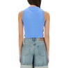 CROPPED TOP WITH LOGO