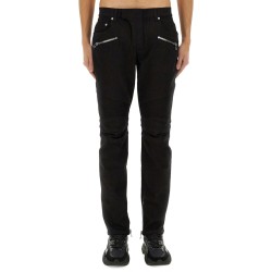 DENIM BIKER JEANS