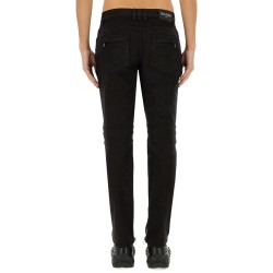 DENIM BIKER JEANS