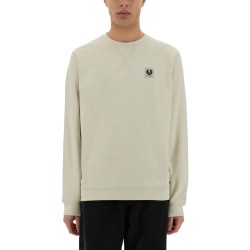 SWEATSHIRT WITH LOGO PATCH