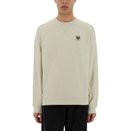 SWEATSHIRT WITH LOGO PATCH