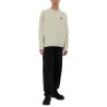 SWEATSHIRT WITH LOGO PATCH