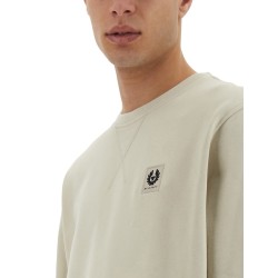 SWEATSHIRT WITH LOGO PATCH