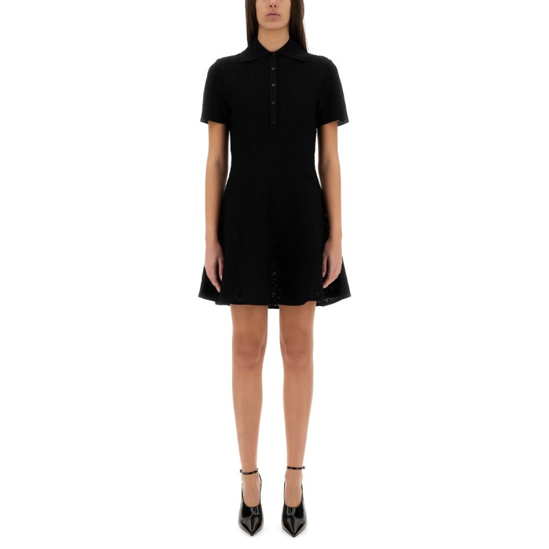 "MONOGRAM 72" JACQUARD POLO STYLE DRESS