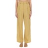 STRIPED SATIN TAILORED PANTS