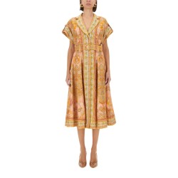 MIDI DRESS WITH BELT
