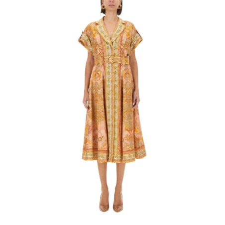 MIDI DRESS WITH BELT