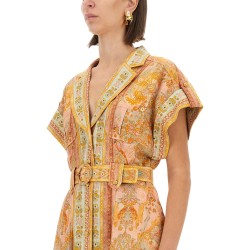 MIDI DRESS WITH BELT