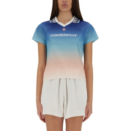"JACQUARD MONOGRAM FOOTBALL" T-SHIRT