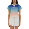 "JACQUARD MONOGRAM FOOTBALL" T-SHIRT