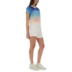 "JACQUARD MONOGRAM FOOTBALL" T-SHIRT