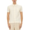 PERFORATED COTTON KNIT SHIRT