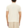PERFORATED COTTON KNIT SHIRT