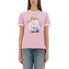 "SAILOR KITTEN" PRINT T-SHIRT