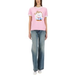 "SAILOR KITTEN" PRINT T-SHIRT