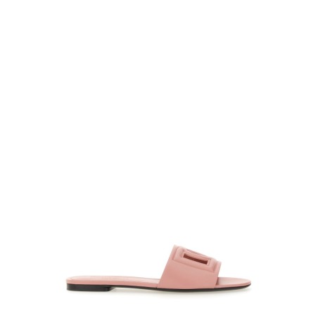 LEATHER SLIDE SANDAL