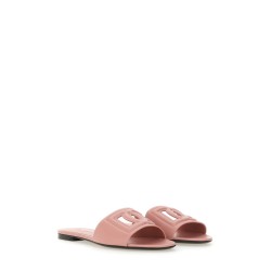 LEATHER SLIDE SANDAL