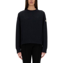 SWEATSHIRT WITH LOGO PATCH
