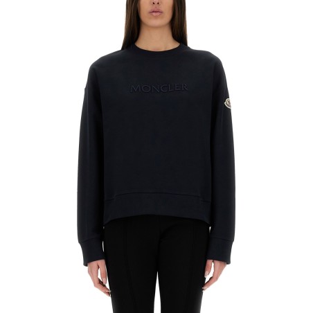 SWEATSHIRT WITH LOGO PATCH