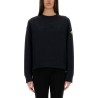 SWEATSHIRT WITH LOGO PATCH
