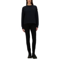 SWEATSHIRT WITH LOGO PATCH
